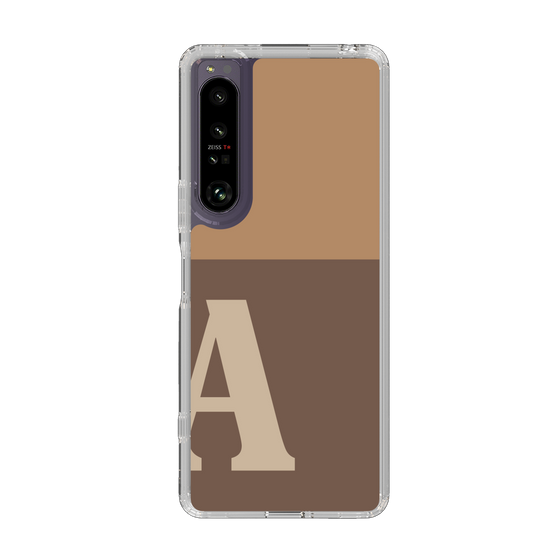 Slim Protection Case［ Original - initial two tone - A brown ］