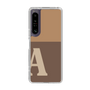 Slim Protection Case［ Original - initial two tone - A brown ］
