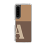 Slim Protection Case［ Original - initial two tone - A brown ］