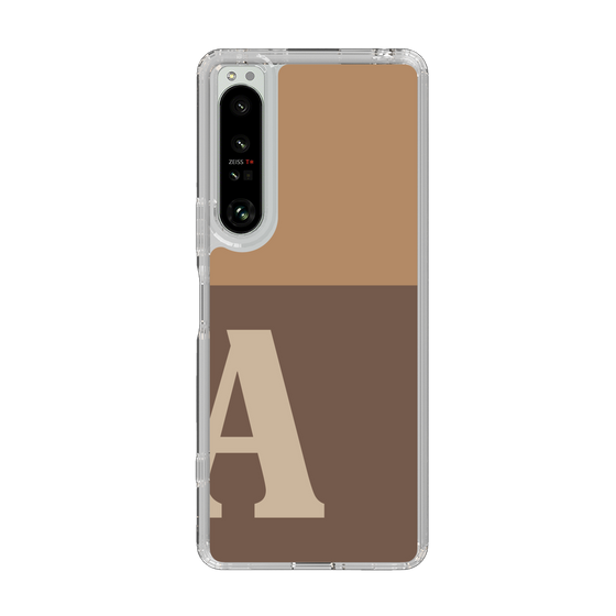 Slim Protection Case［ Original - initial two tone - A brown ］