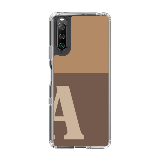 Slim Protection Case［ Original - initial two tone - A brown ］