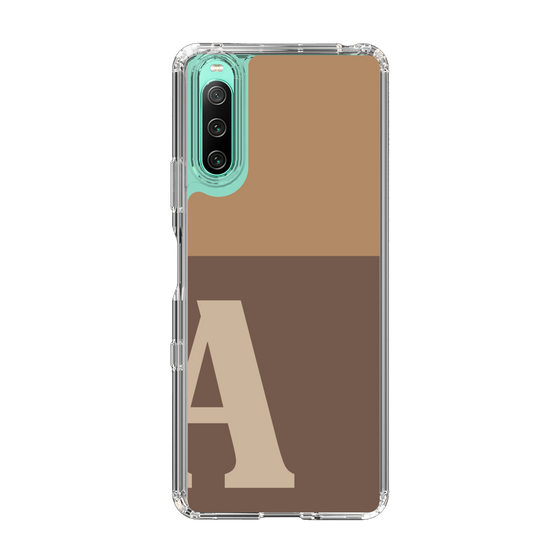 Slim Protection Case［ Original - initial two tone - A brown ］