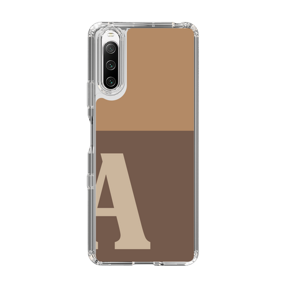 Slim Protection Case［ Original - initial two tone - A brown ］