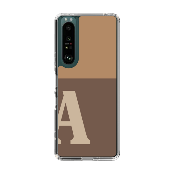 Slim Protection Case［ Original - initial two tone - A brown ］