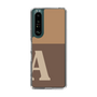Slim Protection Case［ Original - initial two tone - A brown ］