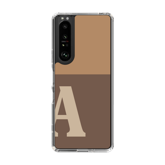 Slim Protection Case［ Original - initial two tone - A brown ］