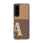Slim Protection Case［ Original - initial two tone - A brown ］