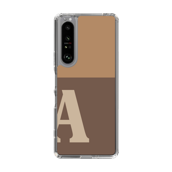Slim Protection Case［ Original - initial two tone - A brown ］