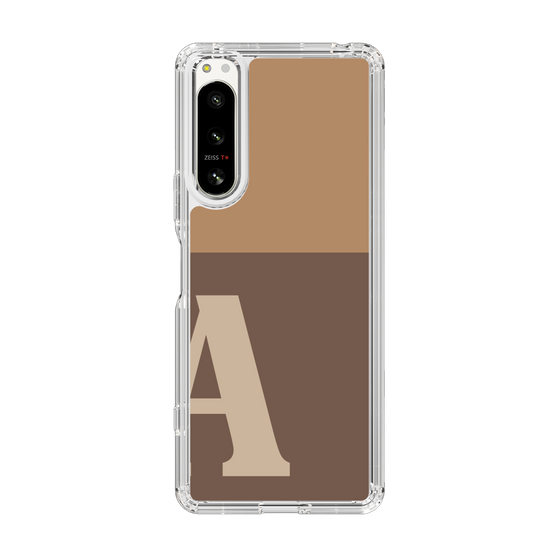 Slim Protection Case［ Original - initial two tone - A brown ］