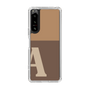 Slim Protection Case［ Original - initial two tone - A brown ］