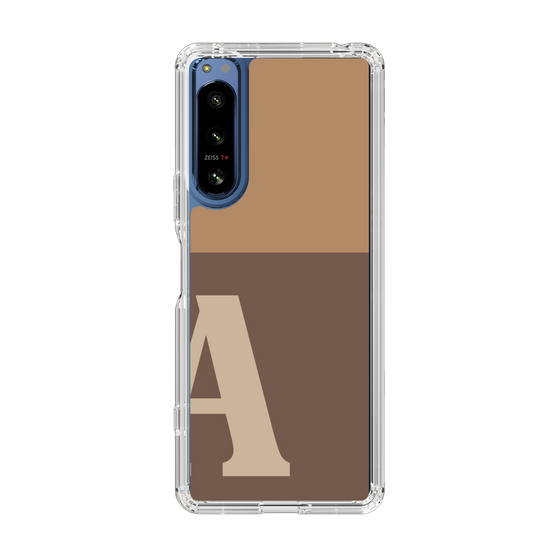 Slim Protection Case［ Original - initial two tone - A brown ］