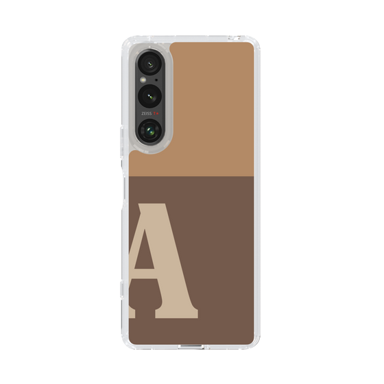 Slim Protection Case［ Original - initial two tone - A brown ］
