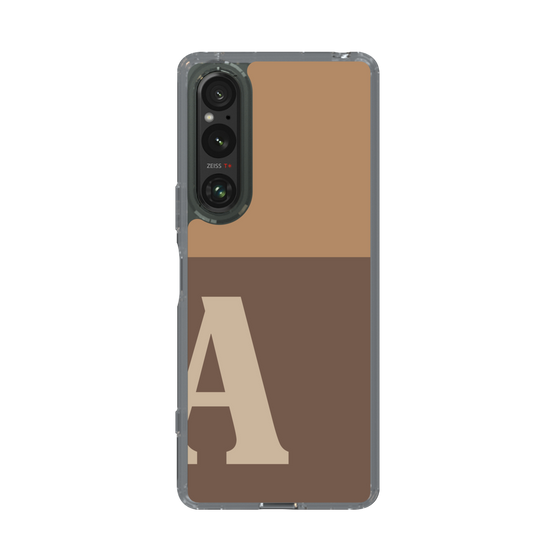 Slim Protection Case［ Original - initial two tone - A brown ］