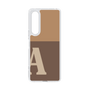 Slim Protection Case［ Original - initial two tone - A brown ］