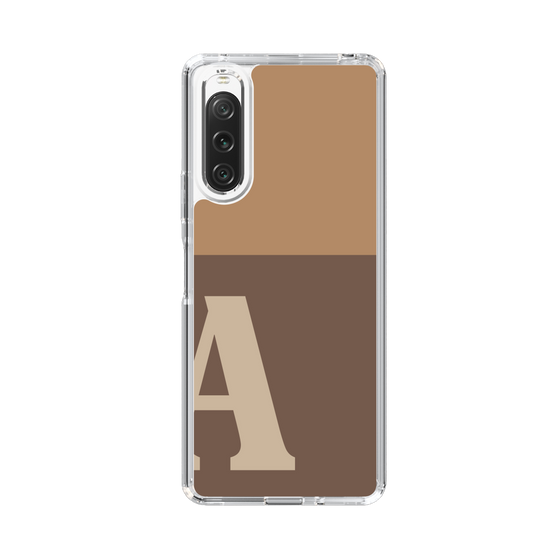 Slim Protection Case［ Original - initial two tone - A brown ］
