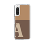 Slim Protection Case［ Original - initial two tone - A brown ］
