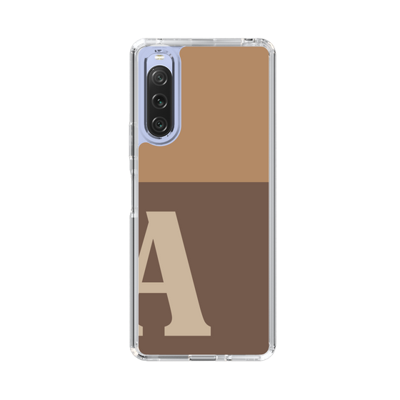 Slim Protection Case［ Original - initial two tone - A brown ］