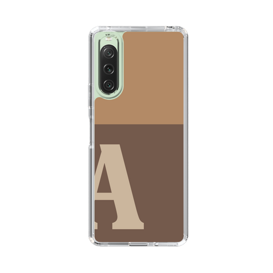 Slim Protection Case［ Original - initial two tone - A brown ］