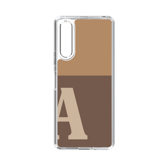 Slim Protection Case［ Original - initial two tone - A brown ］