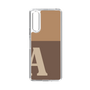 Slim Protection Case［ Original - initial two tone - A brown ］
