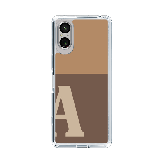 Slim Protection Case［ Original - initial two tone - A brown ］