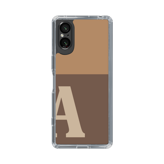 Slim Protection Case［ Original - initial two tone - A brown ］