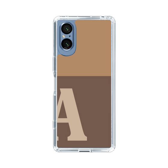 Slim Protection Case［ Original - initial two tone - A brown ］