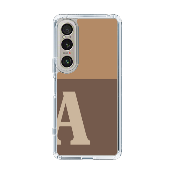 Slim Protection Case［ Original - initial two tone - A brown ］