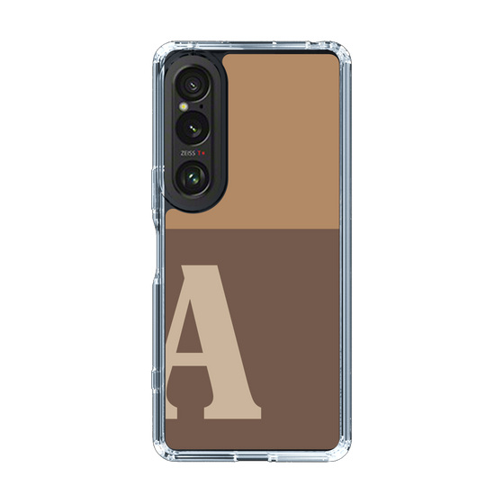 Slim Protection Case［ Original - initial two tone - A brown ］