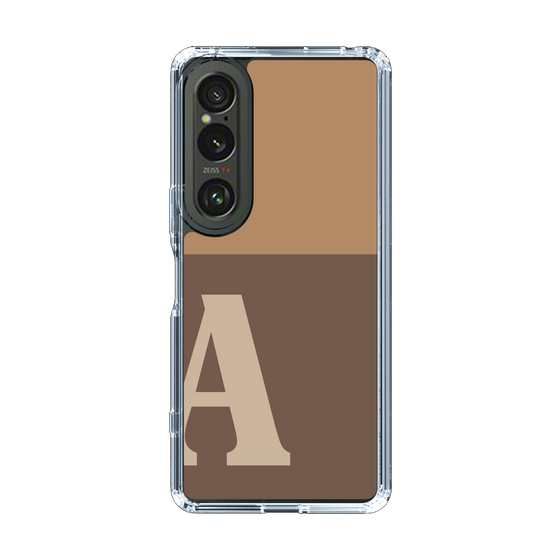 Slim Protection Case［ Original - initial two tone - A brown ］