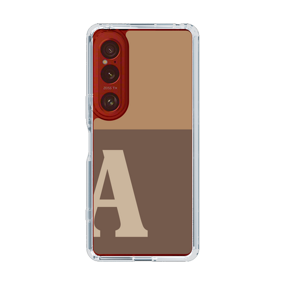 Slim Protection Case［ Original - initial two tone - A brown ］