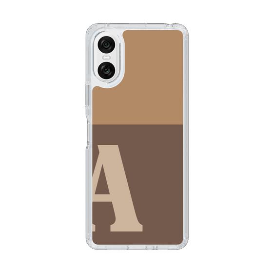 Slim Protection Case［ Original - initial two tone - A brown ］