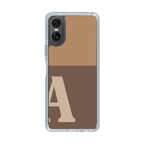 Slim Protection Case［ Original - initial two tone - A brown ］