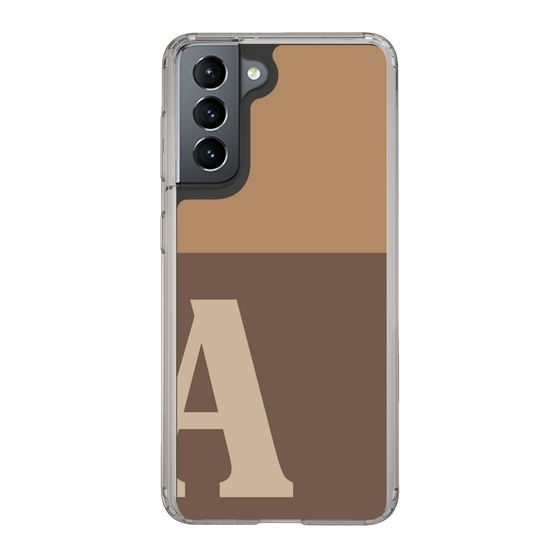 Slim Protection Case［ Original - initial two tone - A brown ］