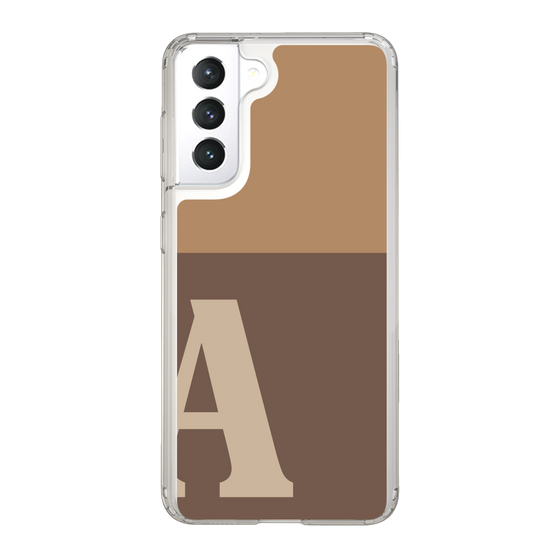 Slim Protection Case［ Original - initial two tone - A brown ］