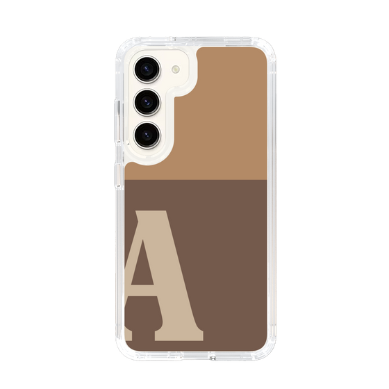 Slim Protection Case［ Original - initial two tone - A brown ］
