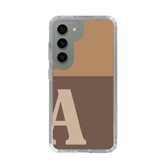 Slim Protection Case［ Original - initial two tone - A brown ］