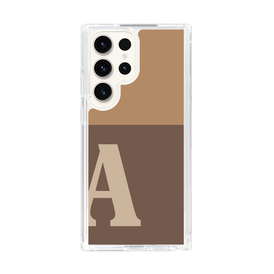 Slim Protection Case［ Original - initial two tone - A brown ］