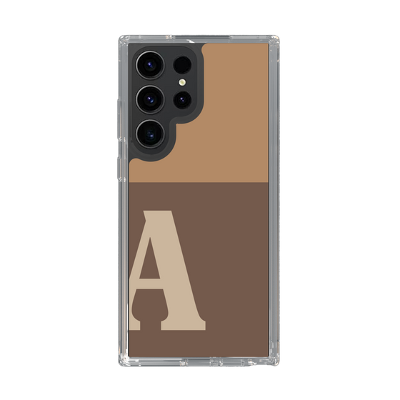 Slim Protection Case［ Original - initial two tone - A brown ］