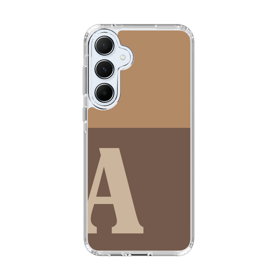 Slim Protection Case［ オリジナル - initial two tone - A brown ］