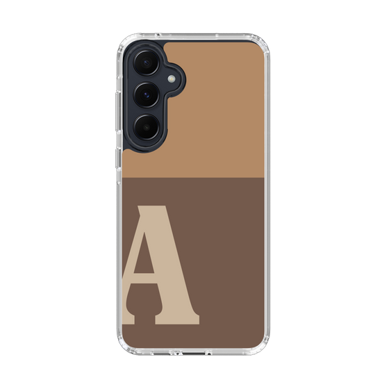Slim Protection Case［ オリジナル - initial two tone - A brown ］