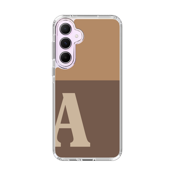 Slim Protection Case［ オリジナル - initial two tone - A brown ］