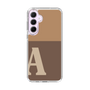 Slim Protection Case［ オリジナル - initial two tone - A brown ］