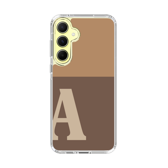 Slim Protection Case［ オリジナル - initial two tone - A brown ］