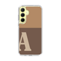 Slim Protection Case［ オリジナル - initial two tone - A brown ］