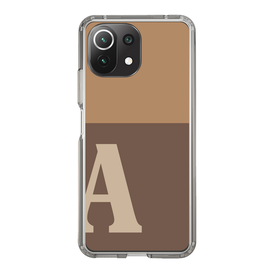 Slim Protection Case［ Original - initial two tone - A brown ］