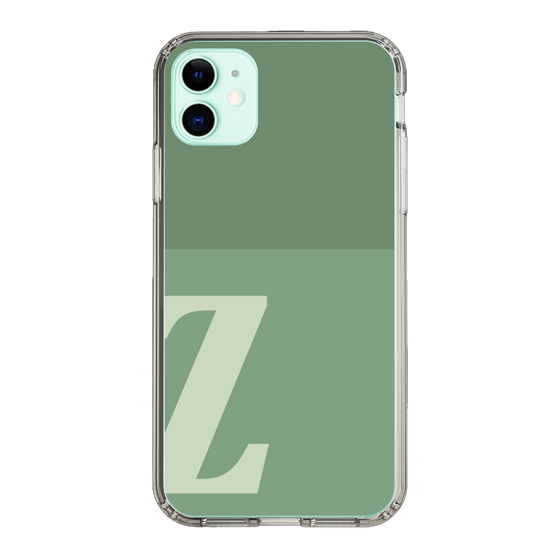 Slim Protection Case［ Original - initial two tone - Z green ］