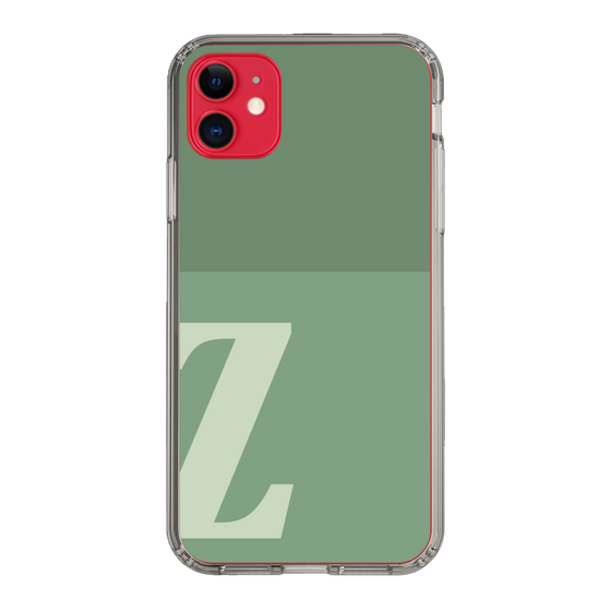 Slim Protection Case［ Original - initial two tone - Z green ］