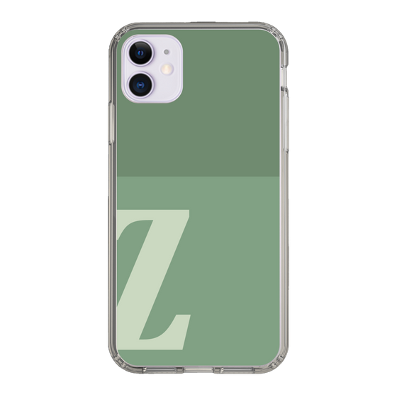 Slim Protection Case［ Original - initial two tone - Z green ］