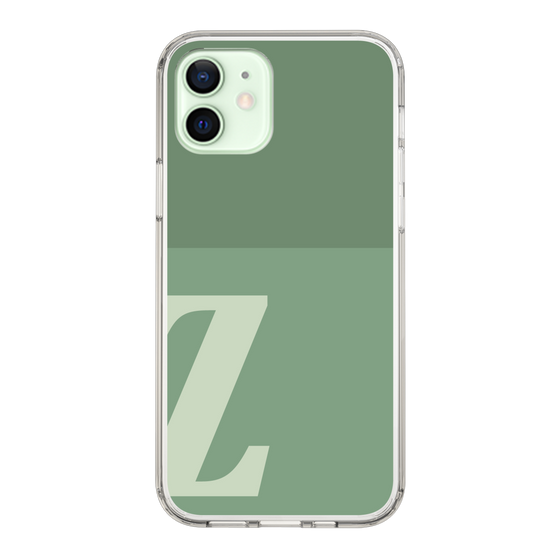Slim Protection Case［ Original - initial two tone - Z green ］
